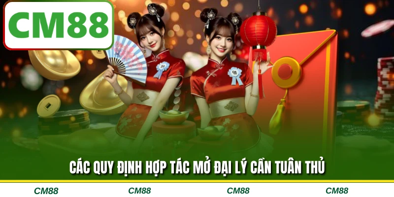 Các quy định hợp tác mở đại lý cần tuân thủ