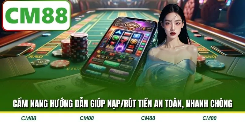 Cẩm nang hướng dẫn giúp nạp/rút tiền an toàn, nhanh chóng